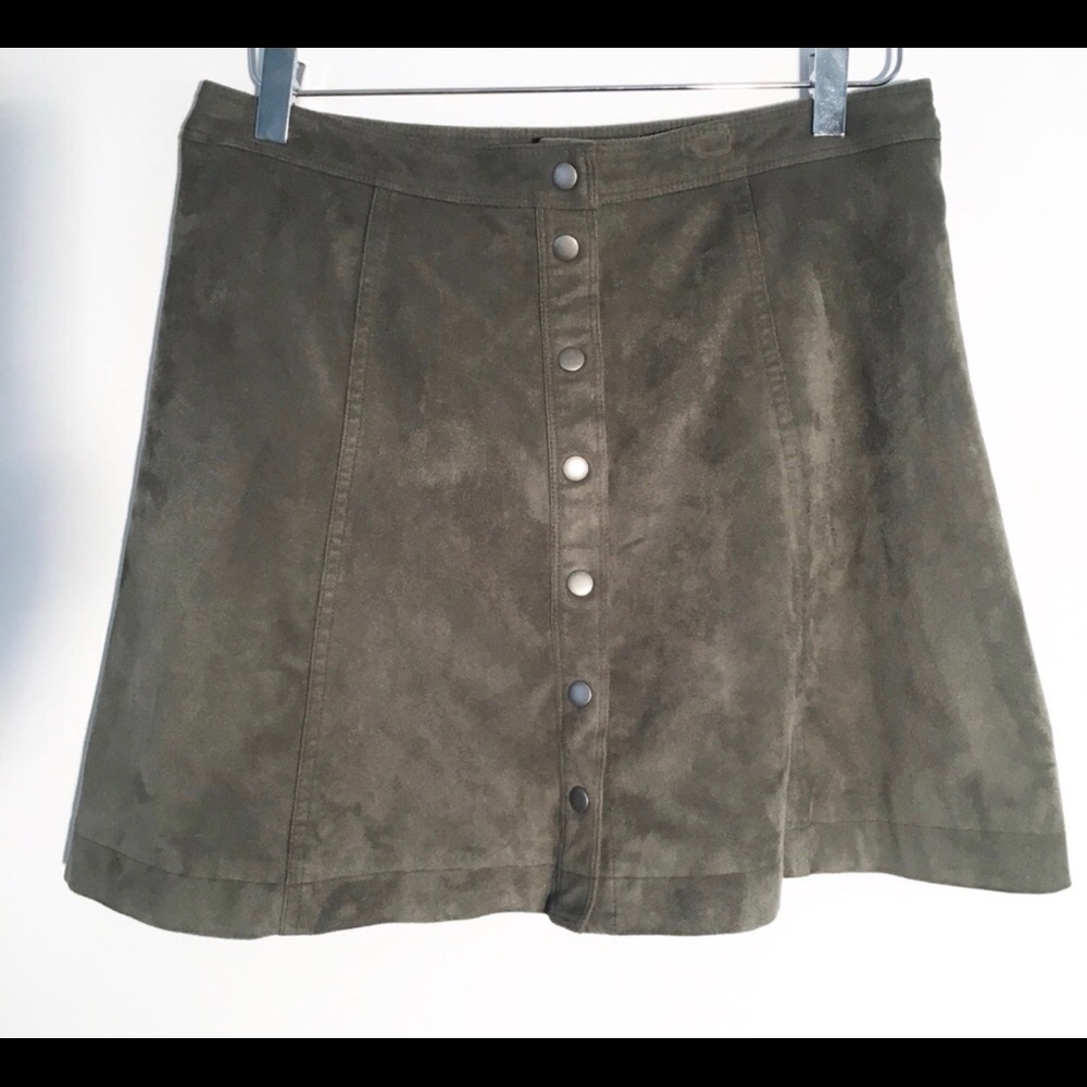 Abercrombie suede skirt